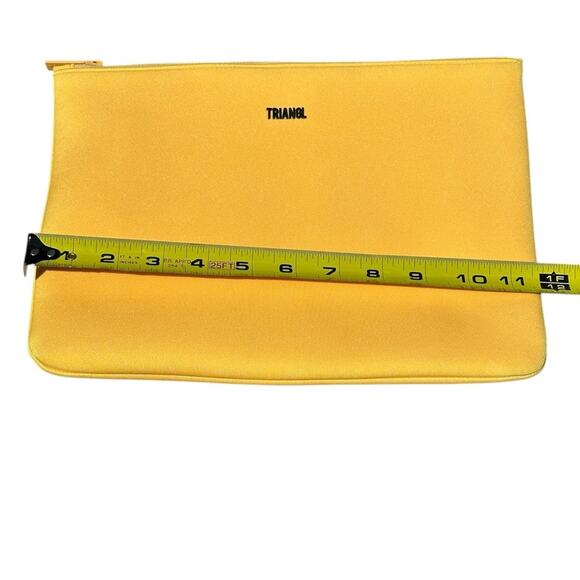 TRIANGL Yellow Neoprene Clutch - Picture 3 of 7